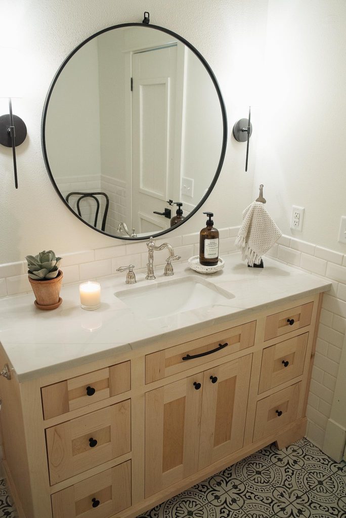 Farmhouse Remodel (Guest Bath) - Blessings and Raindrops